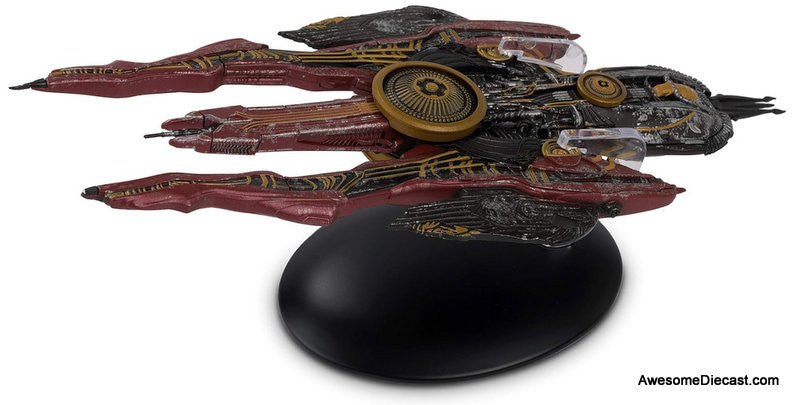 Star Trek Klingon Qugh Class Ship Diecast Model by Eagle Moss Hero Collector