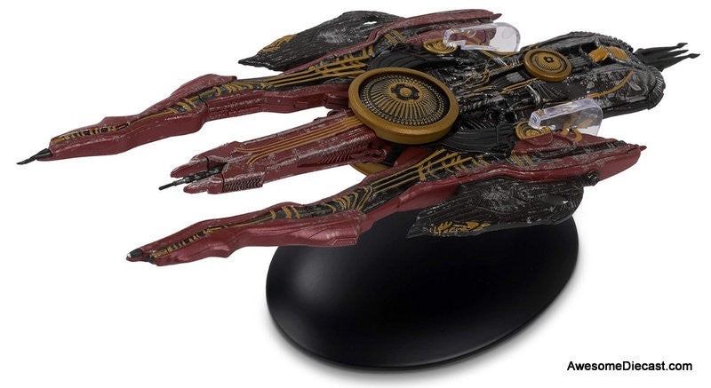 Star Trek Klingon Qugh Class Ship Diecast Model by Eagle Moss Hero Collector