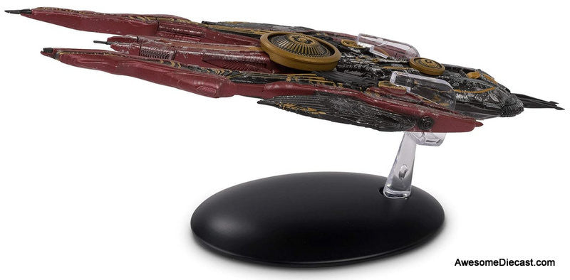 Star Trek Klingon Qugh Class Ship Diecast Model by Eagle Moss Hero Collector