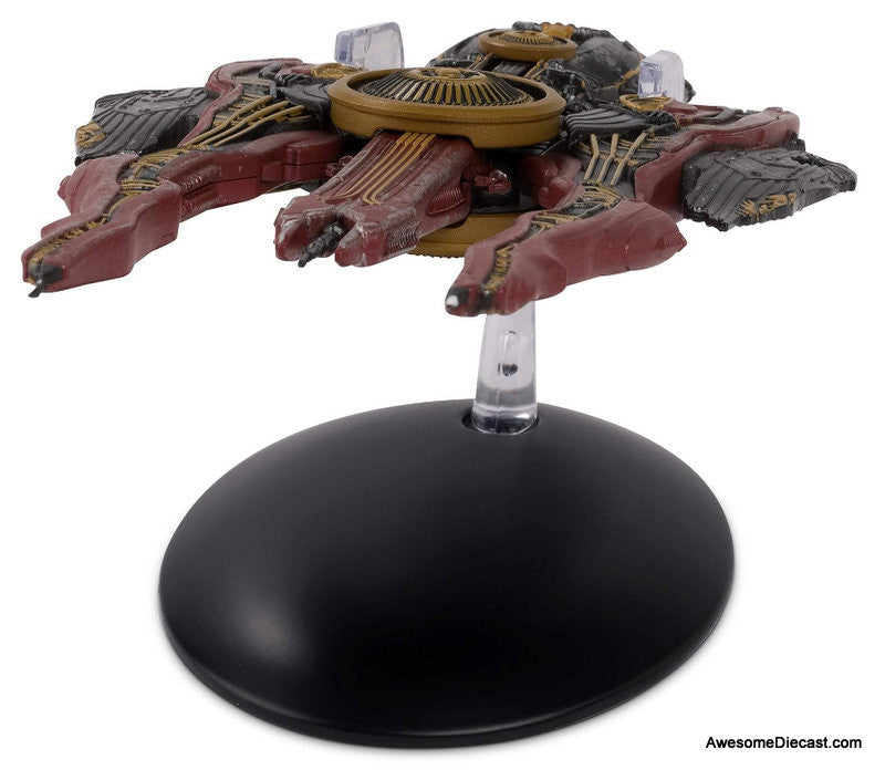 Star Trek Klingon Qugh Class Ship Diecast Model by Eagle Moss Hero Collector