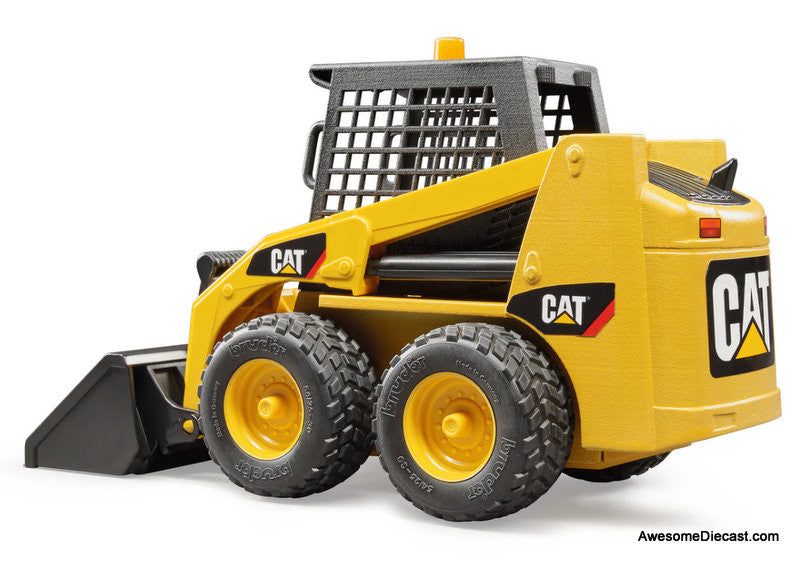 Caterpillar Skid Steer Loader, Yellow 1:16 ABS Plastic Model Vehicle by Bruder