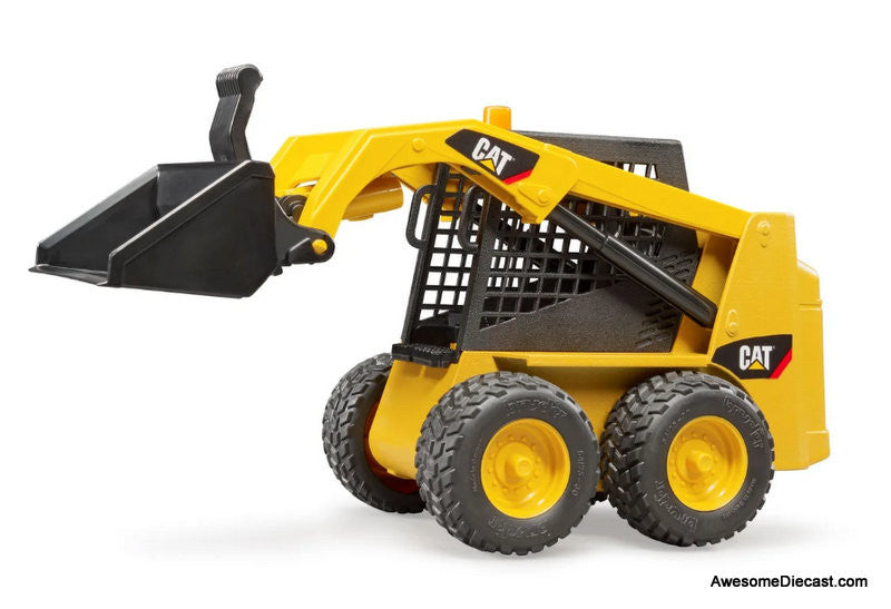 Caterpillar Skid Steer Loader, Yellow 1:16 ABS Plastic Model Vehicle by Bruder