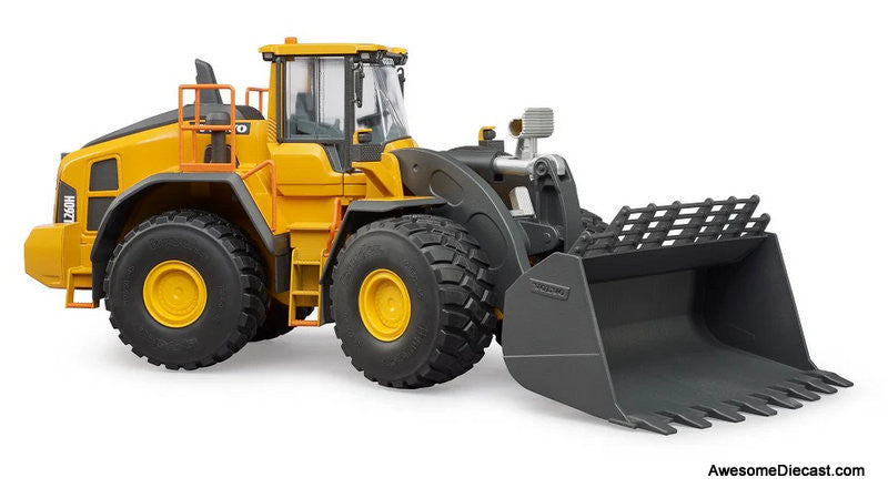 Volvo Wheel Loader L260H, Yellow 1:16 ABS Plastic Model Vehicle by Bruder