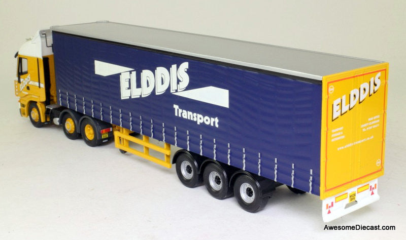 Corgi 1:50 2006 Iveco Stralis Sleeper Cab w/ Curtain Side Trailer: Elddis Transport Limited, Consett Co Durham