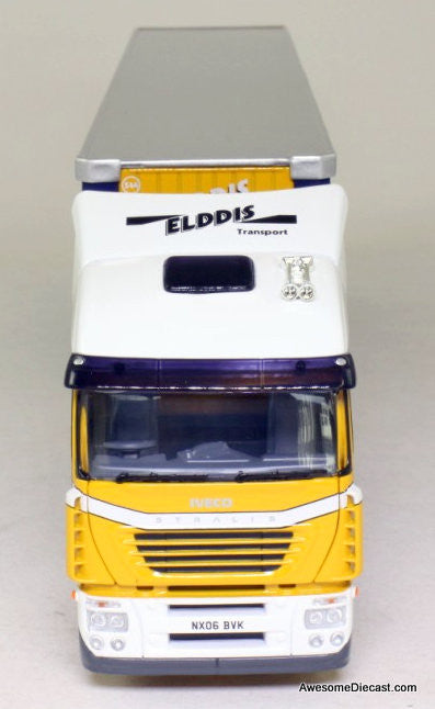 Corgi 1:50 2006 Iveco Stralis Sleeper Cab w/ Curtain Side Trailer: Elddis Transport Limited, Consett Co Durham
