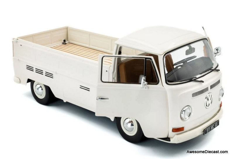1968 Volkswagen Type 2 Pick-Up, White 1:18 Diecast Model Vehicle by Solido