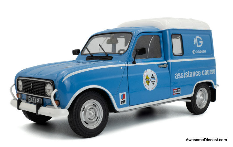 1976 Renault 4LF4 Delivery Van: Gordini Service 1:18 Diecast Model Van by Solido