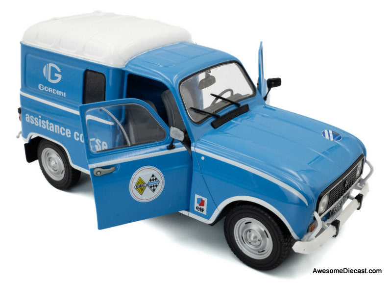 1976 Renault 4LF4 Delivery Van: Gordini Service 1:18 Diecast Model Van by Solido