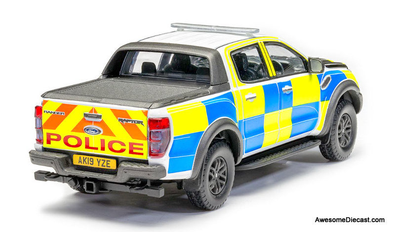 Corgi 1:43 2019 Ford Ranger Raptor (RHD): U.K. Police Demonstrator