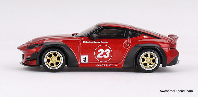 Nissan Z Pandem #23, Passion Red 1:64 Diecast Model Car by Mini GT