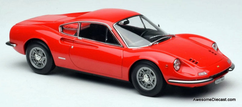 1968 Ferrari Dino 246GT, Red 1:18 Diecast Model Car by Norev