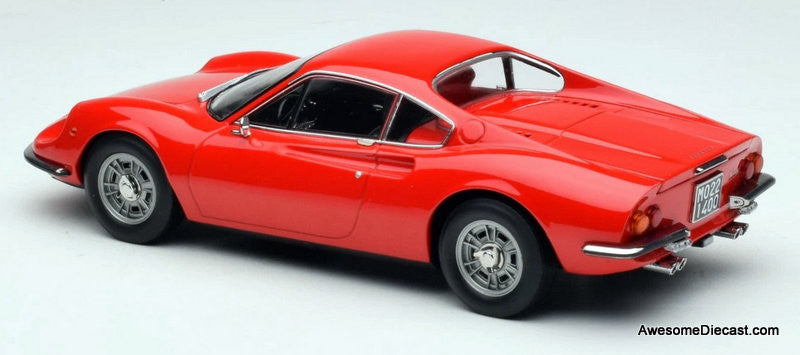 1968 Ferrari Dino 246GT, Red 1:18 Diecast Model Car by Norev