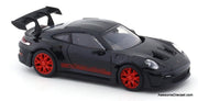 Porsche 911 GT3 RS, Black 1:43 Diecast Model Car by Burago