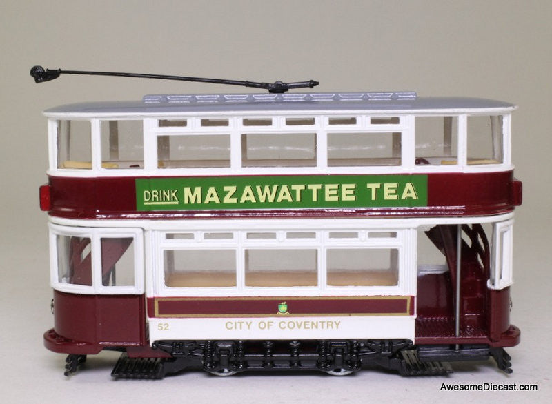 Corgi 1:72 Double Deck Tram, Closed Top/Closed Platform, City of Coventry: Destination, Bedworth