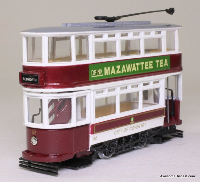 Corgi 1:72 Double Deck Tram, Closed Top/Closed Platform, City of Coventry: Destination, Bedworth
