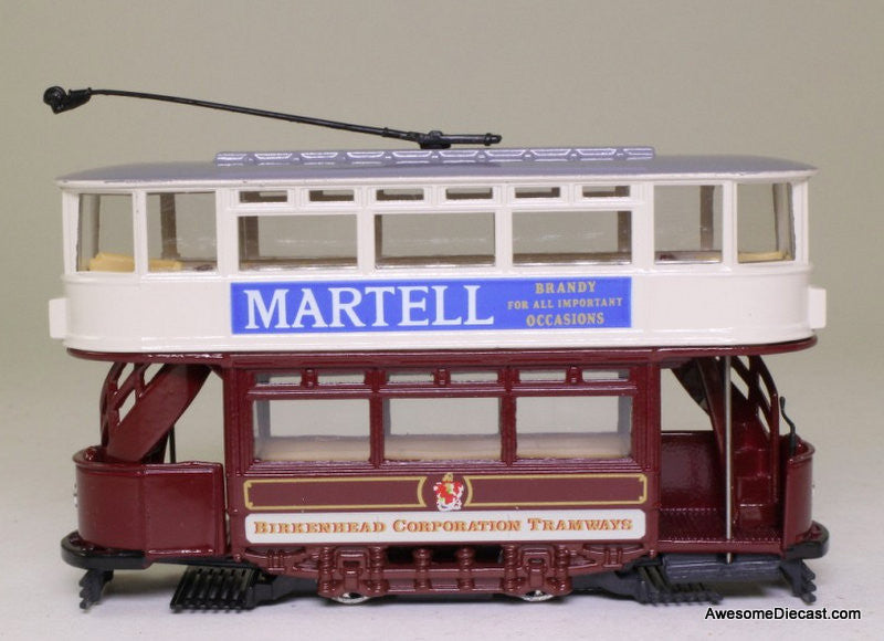 Corgi 1:72 Double Deck Tram, Closed Top/Open Platform, Birkenhead Corporation Tramways: Destination, Woodside