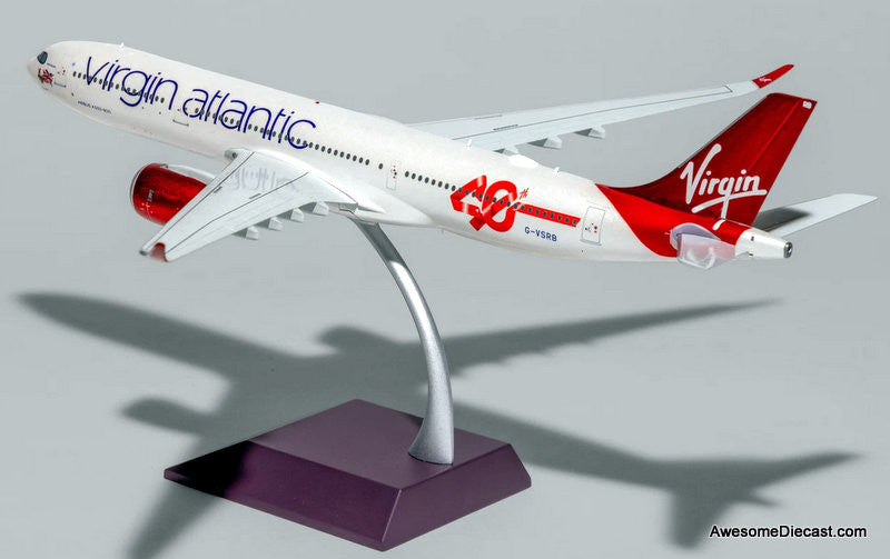 Airbus A330-900: Virgin Atlantic (Reg #G-VSRB) 40th Anniversary 1:200 Diecast Model Plane by Gemini 200