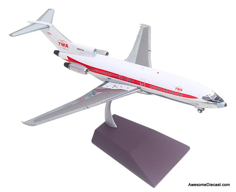 Boeing 727-100: Trans World Airlines (TWA) (Reg #N851TW) 1:200 Diecast Model Plane by Gemini 200