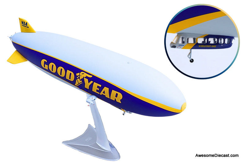 Goodyear Zeppelin NT "Wingfoot One" 1:200 ABS Plastic Airship by Herpa
