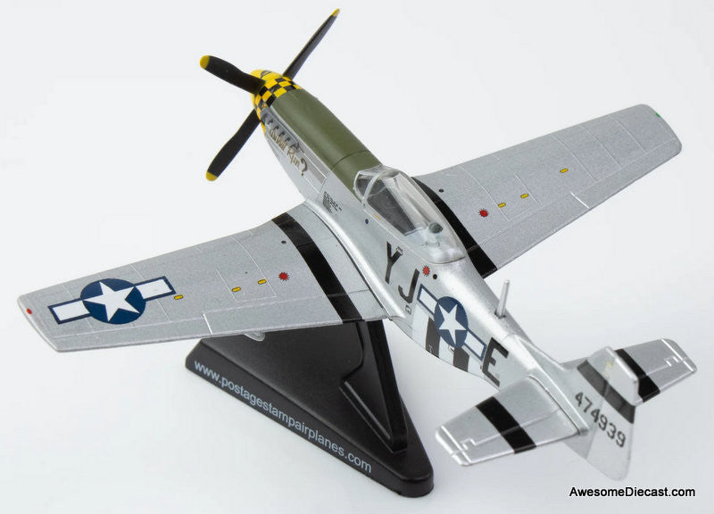 P-51D Mustang "Willit Run?" 1:100 Diecast Model Plane by Postage Stamp