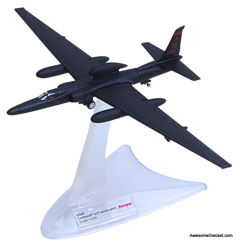 Lockheed U-2S Dragon Lady "Senior Span" 1:200 Diecast Model Plane by Herpa
