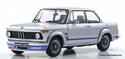 1973 BMW 2002 Turbo, Silver 1:18 Diecast Model Car by Kyosho