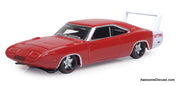 1969 Dodge Charger Daytona, Red 1:87 Diecast Model Car by Oxford Diecast