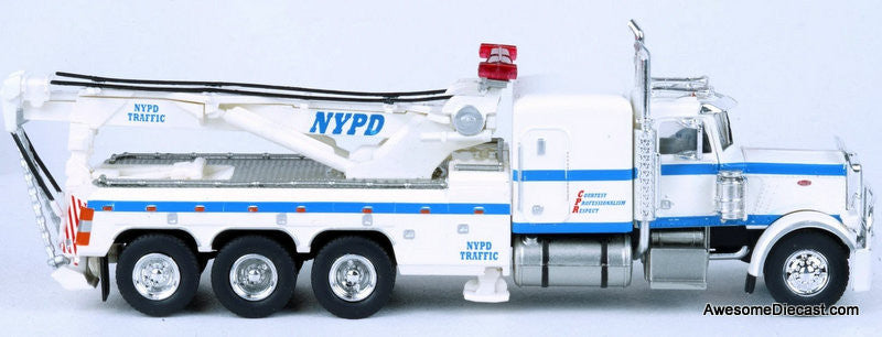1973 Peterbilt 359 Tow Truck, White: NYPD Traffic Division 1:87