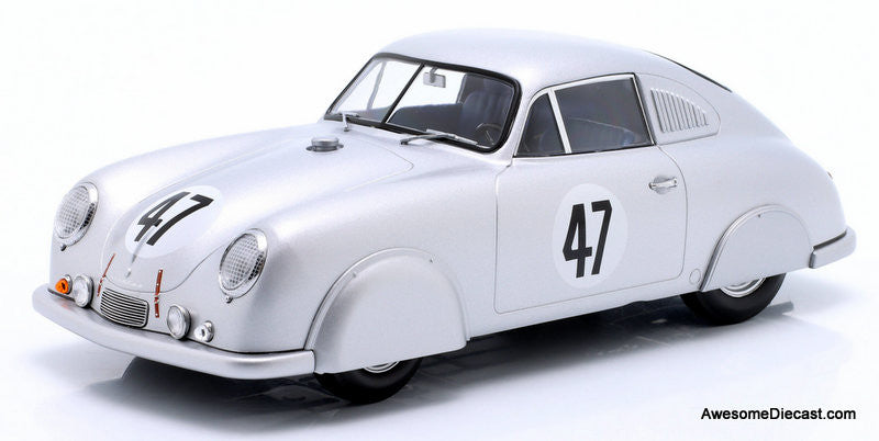 1951 Porsche 356 SL #47 24Hr Le Mans 1:18 Diecast Model Car by Werk83