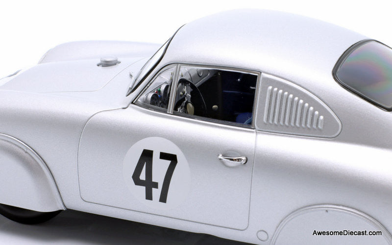 1951 Porsche 356 SL #47 24Hr Le Mans 1:18 Diecast Model Car by Werk83