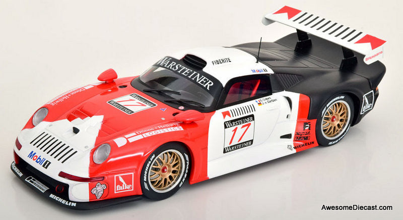 1997 Porsche 911 GT1 #17 FIA GT Nürburgring 1:18 Diecast Model Car by Werk83