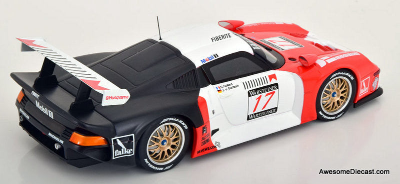 1997 Porsche 911 GT1 #17 FIA GT Nürburgring 1:18 Diecast Model Car by Werk83