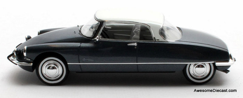 Citroen DS21 Grand Palais Coupe, Blue Metallic 1:43 Resin Cast Model Car by Matrix