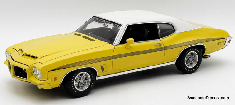 1972 Pontiac GTO LeMans, Monarch Yellow 1:18 Diecast Model Car by ACME