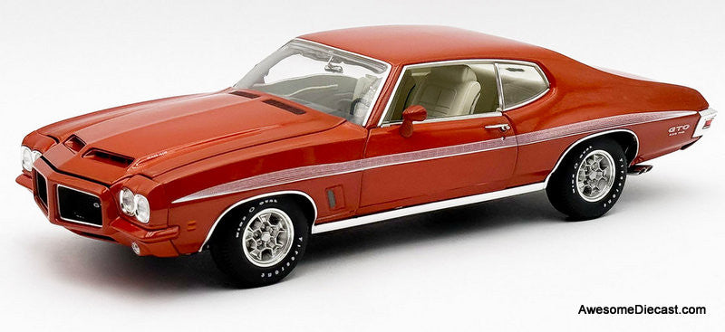 1972 Pontiac GTO LeMans, Sundance Orange 1:18 Diecast Model Car by ACME