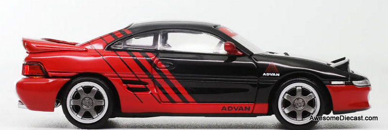Toyota MR2 (W20) Advan Livery 1:64 Diecast Model Car by DCT