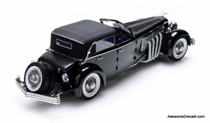 Esval 1:18 1937 Duesenberg SJ Town Car 2405 by Rollson for Mr Rudolf Bauer