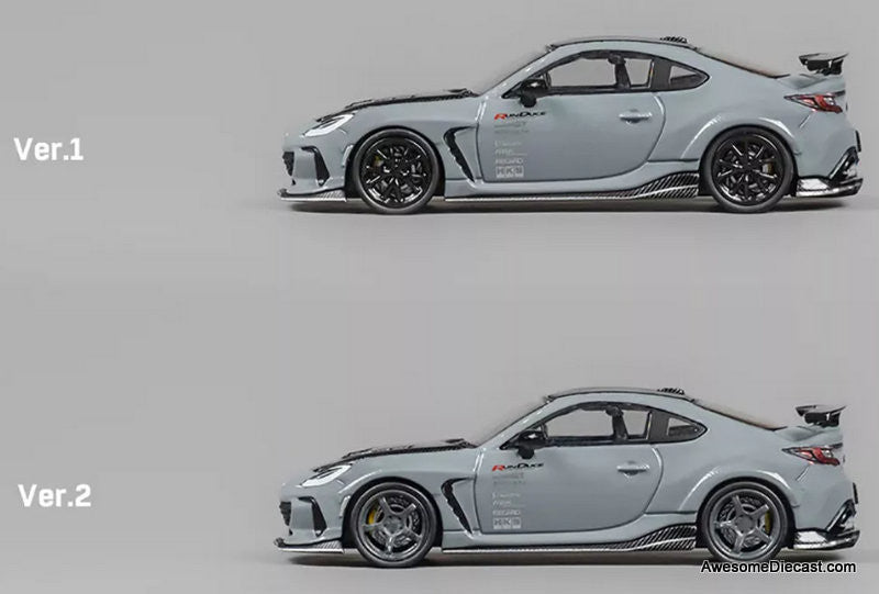 2023 Subaru BRZ Varis Arising, Cement Gray/Carbon Fiber 1:64