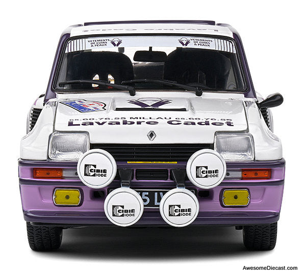 1983 Renault 5 GT Turbo #14 Rallye Lyon Charbonnières 1:18 Diecast Model Car by Solido