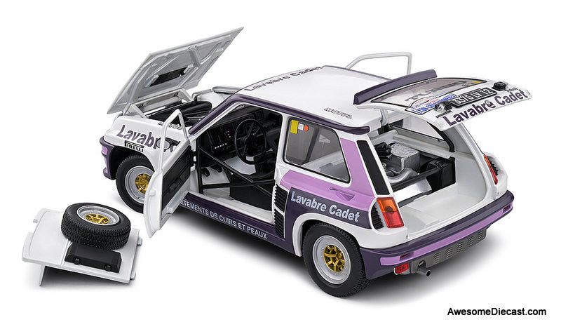 1983 Renault 5 GT Turbo #14 Rallye Lyon Charbonnières 1:18 Diecast Model Car by Solido