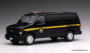 Ford E-Series E350 Van: New York State Trooper 1:64 Diecast Model Van by 596 Model