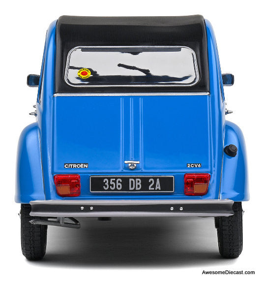 1982 Citroen 2CV6, Petrol Blue 1:18 Diecast Model Car by Solido