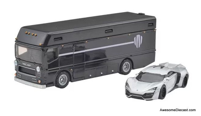 Hot Wheels Premium Lykan HyperSport & Euro Hauler Team Transport 1:64 Diecast Model Vehicles by Hot Wheels