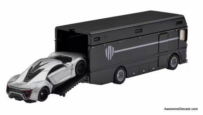 Hot Wheels Premium Lykan HyperSport & Euro Hauler Team Transport 1:64 Diecast Model Vehicles by Hot Wheels