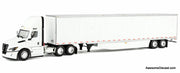 Freightliner Cascadia Fifth Generation Day Cab, White 1:64 Diecast Model Truck DCP by FG