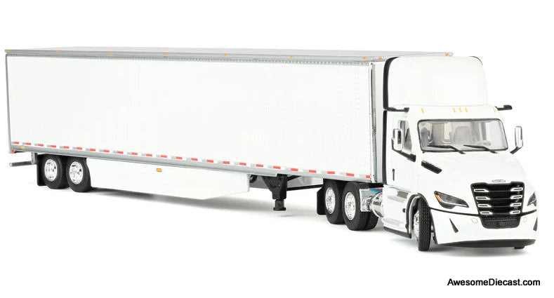 Freightliner Cascadia Fifth Generation Day Cab, White 1:64 Diecast Model Truck DCP by FG