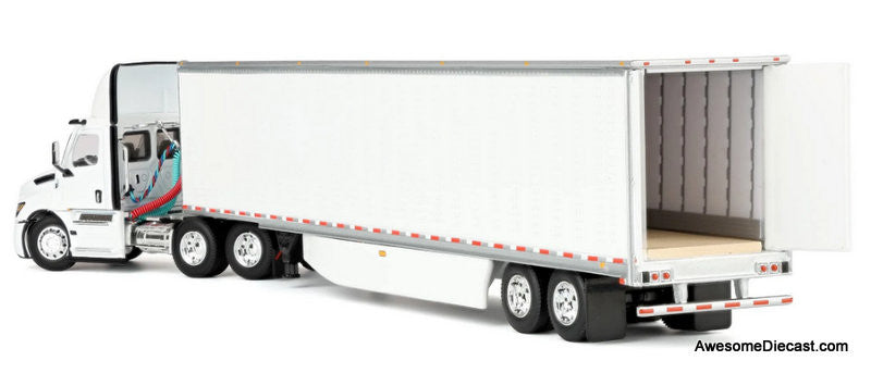 Freightliner Cascadia Fifth Generation Day Cab, White 1:64 Diecast Model Truck DCP by FG