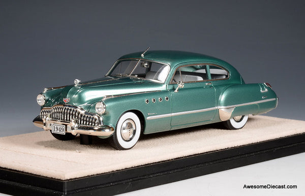 ミニカー 1949 Buick Roadmaster 1949 Buick Roadmaster Sedanette, Cirrus Green Metallic 1:43 Resin