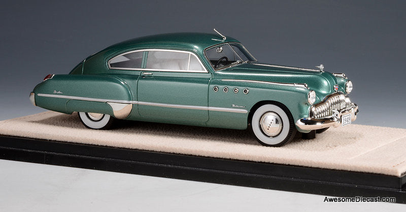 1949 Buick Roadmaster Sedanette, Cirrus Green Metallic 1:43 Resin Cast Model Car by Stamp Models