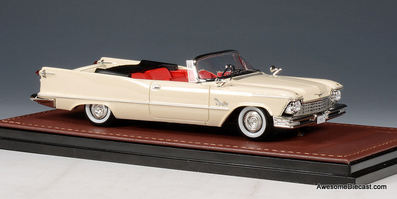 1957 Imperial Crown Convertible, Desert Beige 1:43 Resin Cast Model Car by GLM